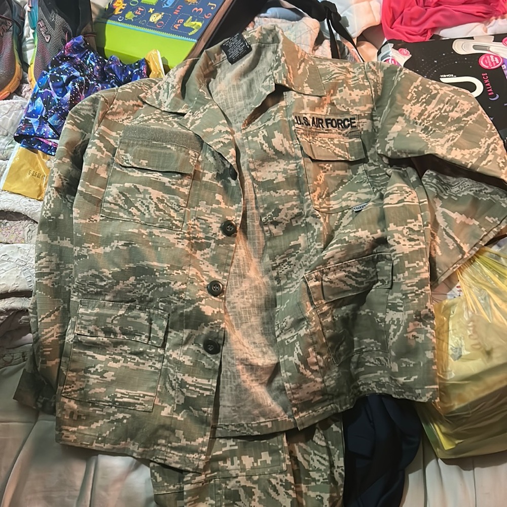 It is a kids trooper Air Force suit